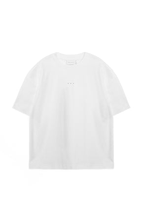 冰膚液態棉三點短T Tri-dots Liquid Tee - 純淨白 White