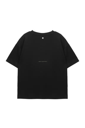 冰膚液態棉短T Quo Liquid Tee - 暗夜灰 Dark Gray