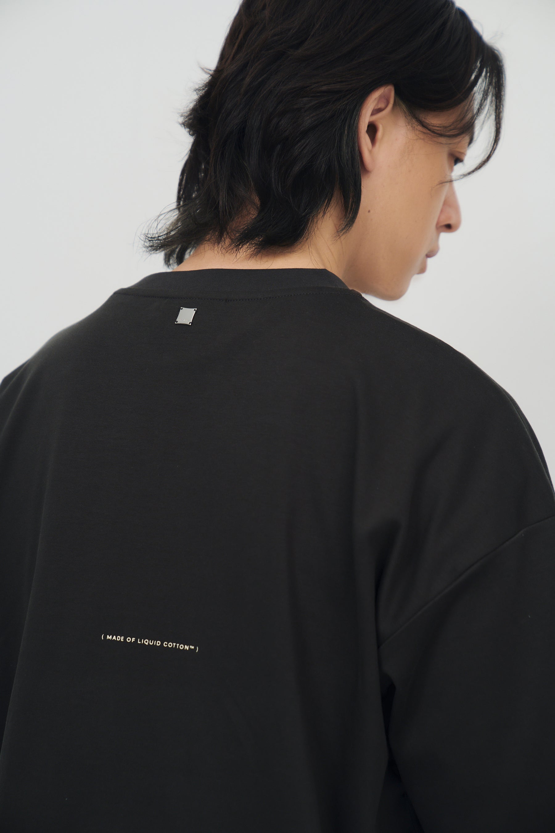 冰膚液態棉短T Quo Liquid Tee - 暗夜灰 Dark Gray