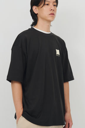 冰膚液態棉短T Quo Liquid Tee - 暗夜灰 Dark Gray