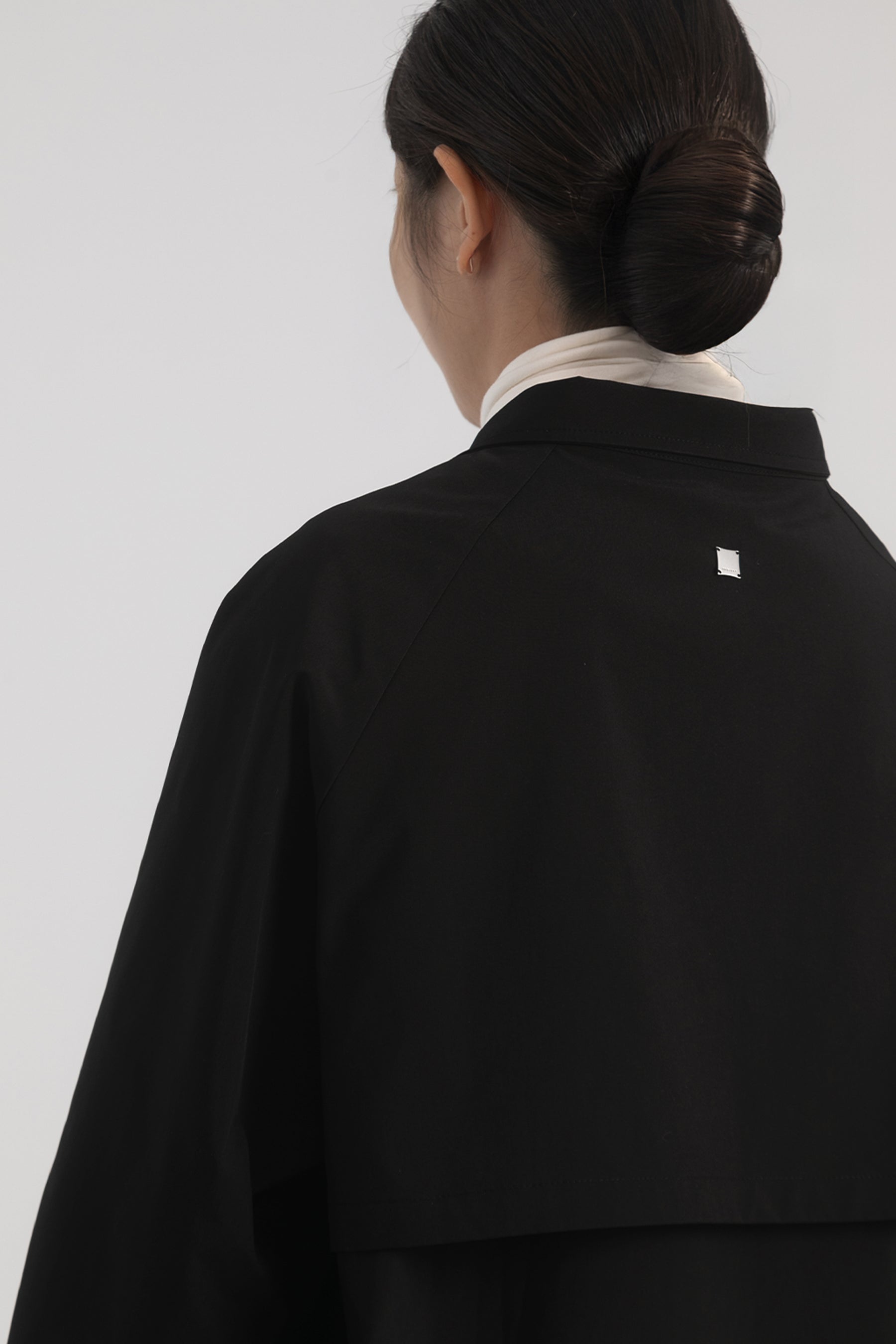 防潑水恆溫長版外套 Ti Coating Trench Coat - 經典黑 Black