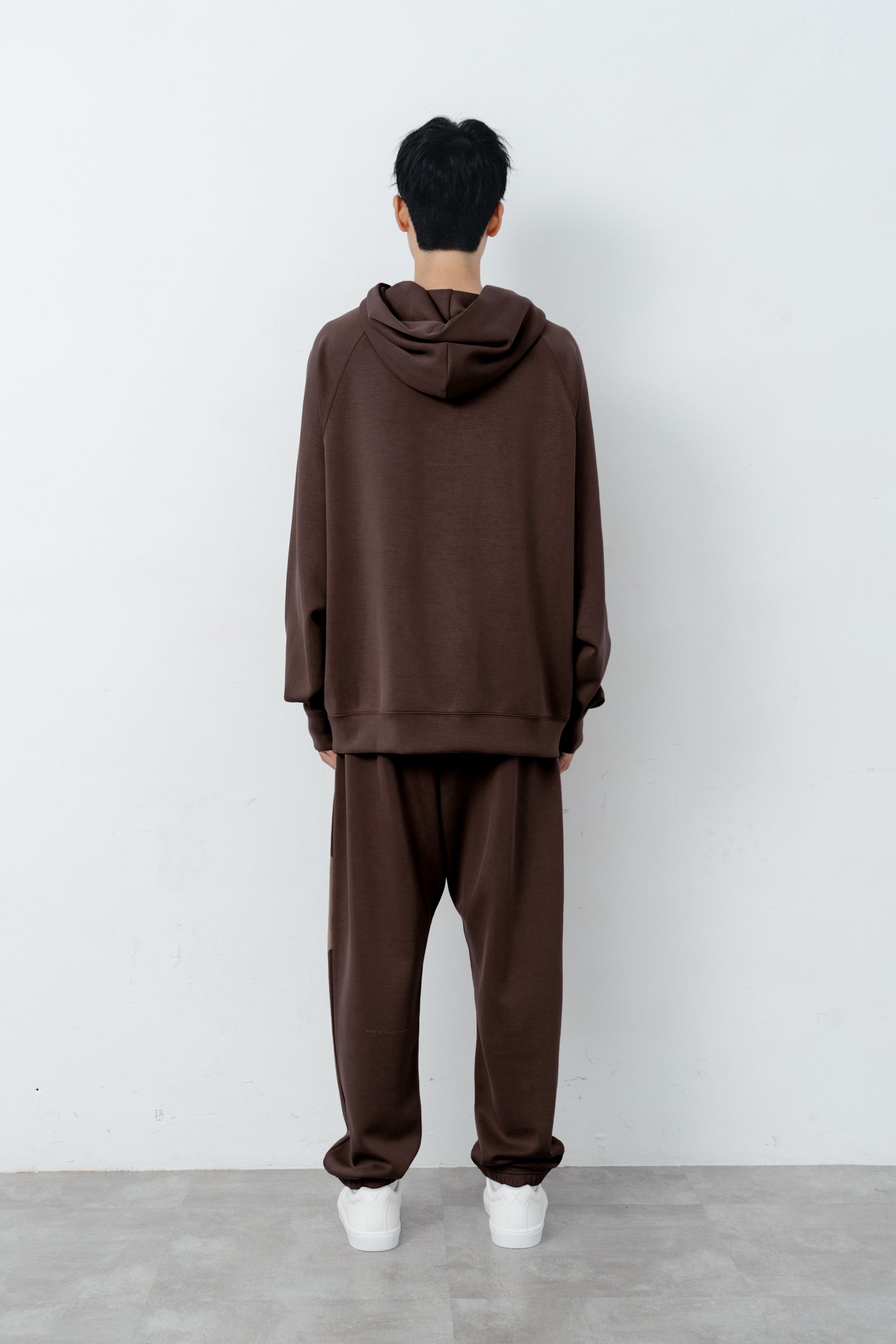 柔膚三點帽T Tenderism Tri-dots Hoodie - 可可棕 Cocoa Brown