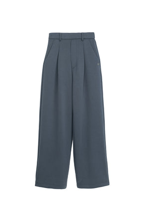 柔膚空氣長寬褲 Tenderism Trousers - 藍霧灰 Dove Gray