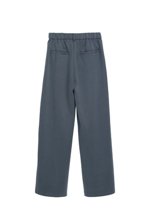 柔膚空氣長寬褲 Tenderism Trousers - 藍霧灰 Dove Gray
