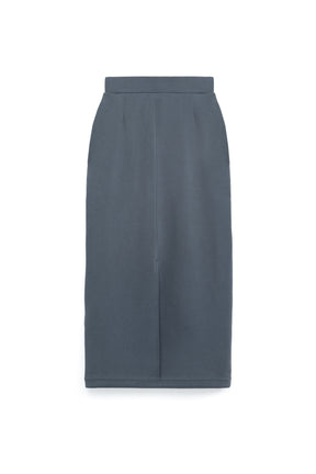 柔膚中長裙 Tenderism Midi Skirt - 藍霧灰 Dove Gray