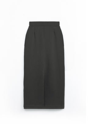 柔膚中長裙 Tenderism Midi Skirt - 隕石灰 Shaded Gray