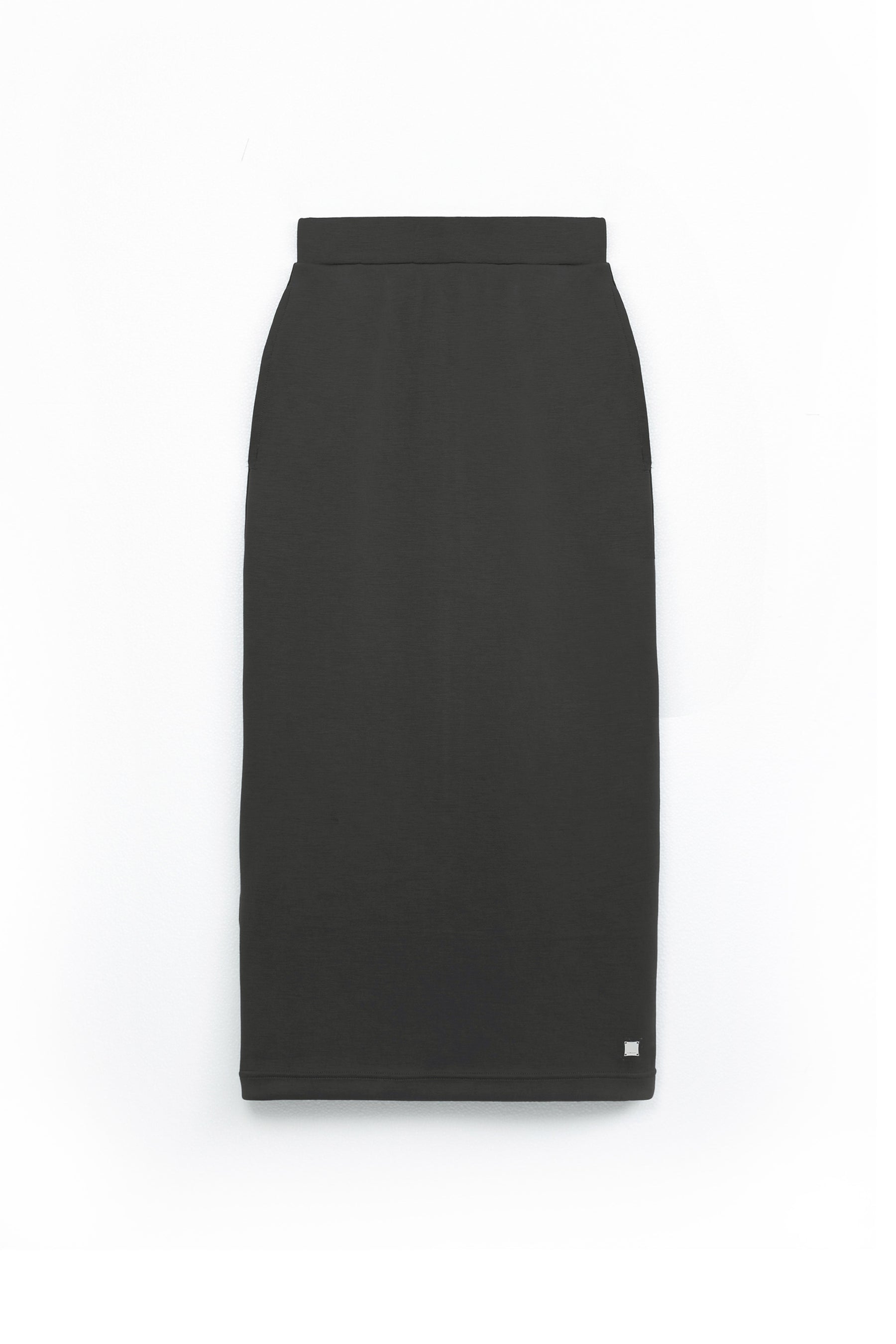 柔膚中長裙 Tenderism Midi Skirt - 隕石灰 Shaded Gray