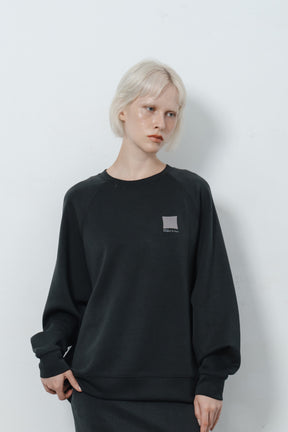 柔膚感大學T Tenderism Quo Sweatshirt - 隕石灰 Shaded Gray