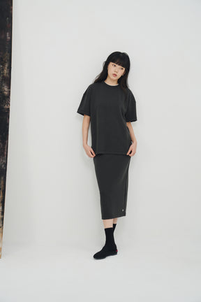 柔膚三點短T Tenderism Tri-dots Tee - 隕石灰 Shaded Gray