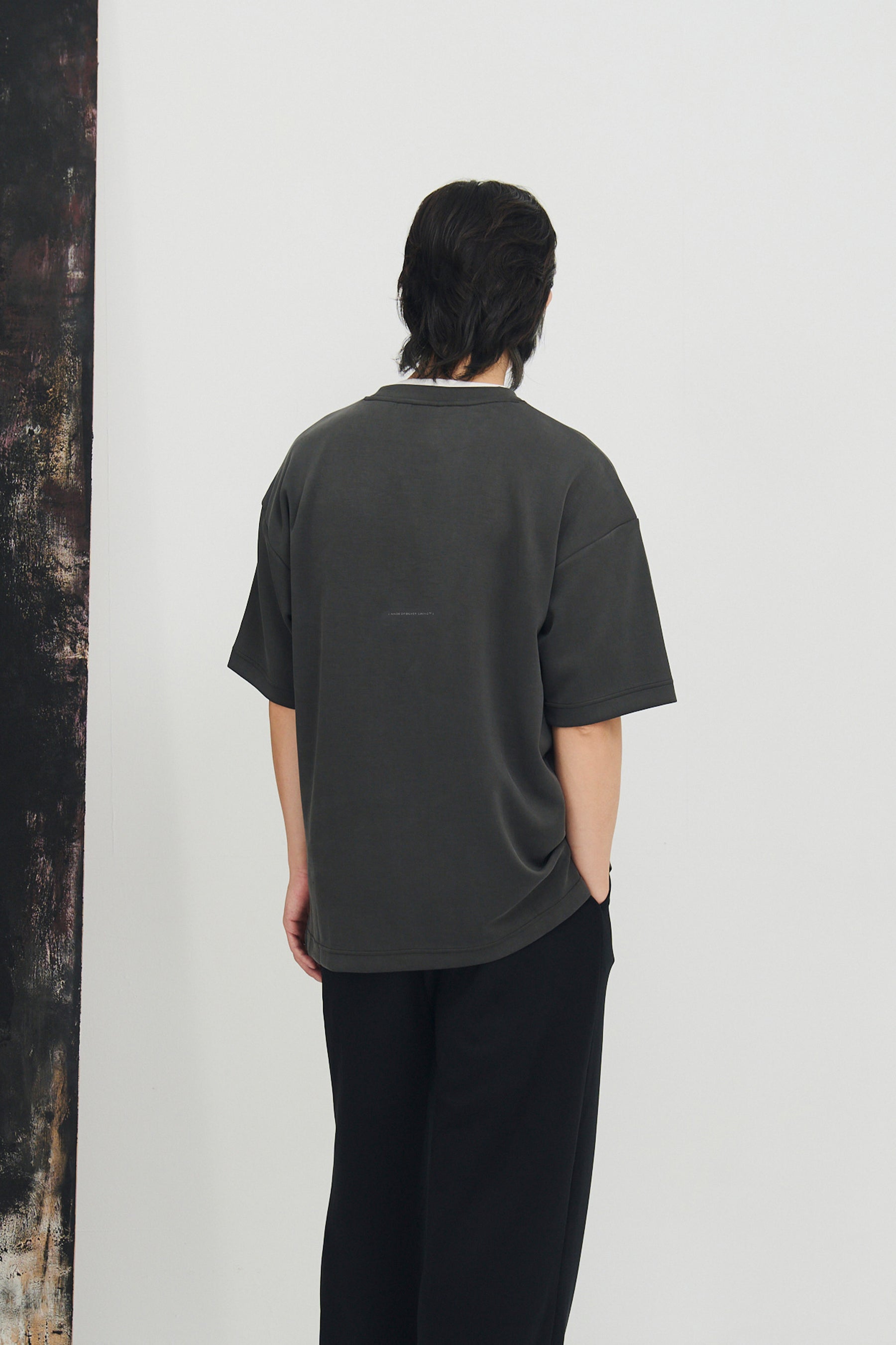柔膚三點短T Tenderism Tri-dots Tee - 隕石灰 Shaded Gray