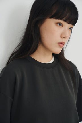 柔膚三點短T Tenderism Tri-dots Tee - 隕石灰 Shaded Gray