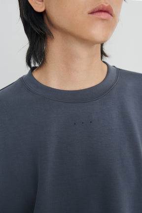 柔膚三點短T Tenderism Tri-dots Tee - 藍霧灰 Dove Gray