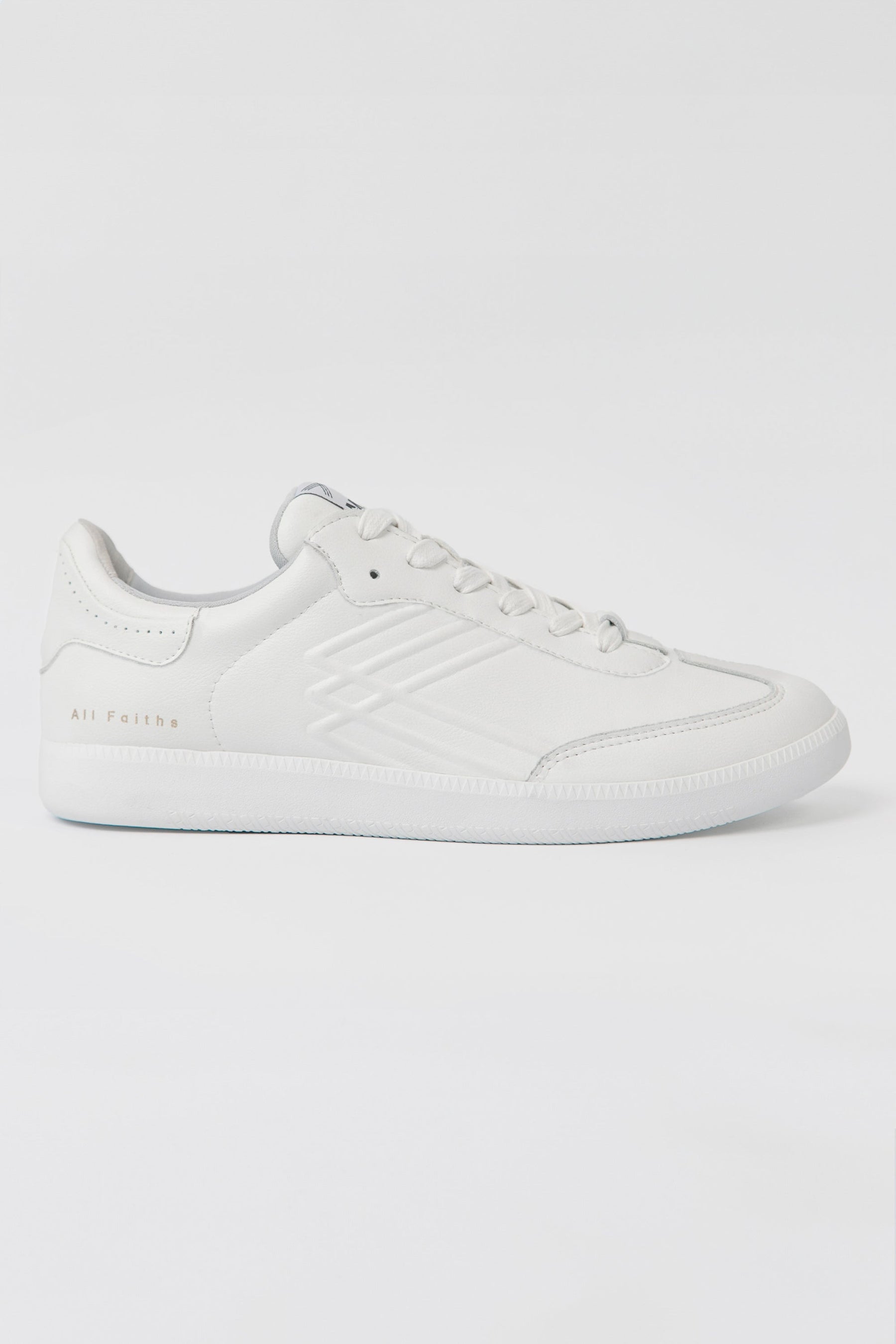 防潑水德訓鞋 All Faith - 純粹白 Pure White