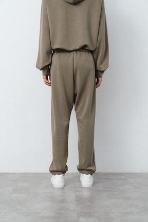 柔膚空氣束口褲 Tenderism Sweatpants - 大地棕 Moss Brown