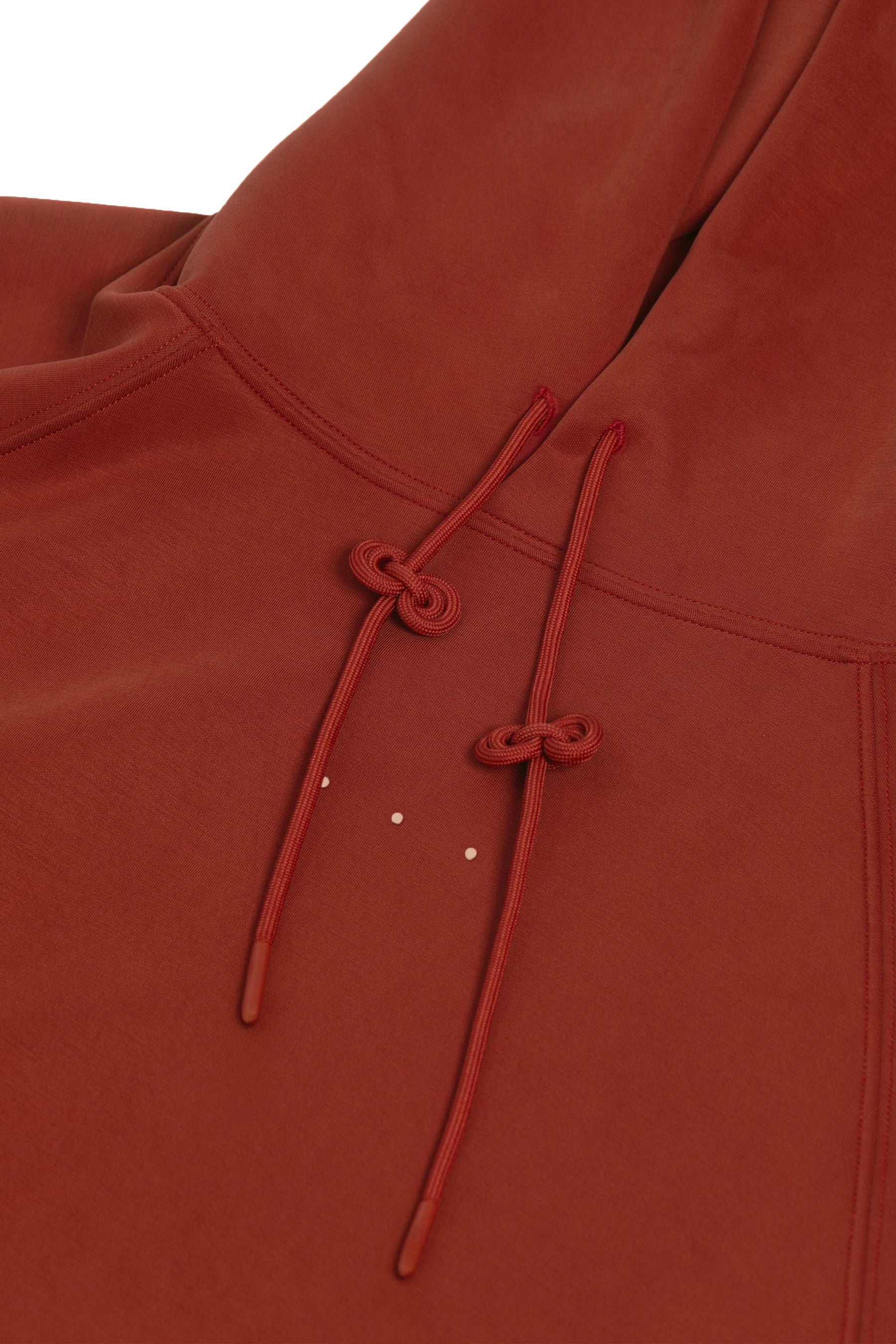 柔膚三點帽T Tenderism Tri-dots Hoodie - 晨曦紅 Sunrise Red