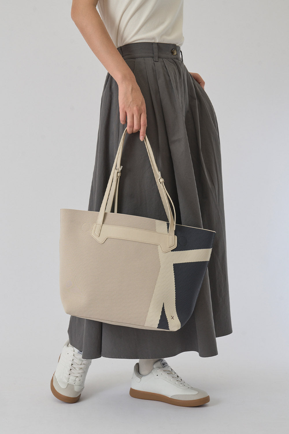 飛織帆布托特包 Re:Maison TT - 淺駝色 Beige