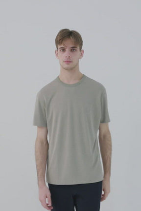 透氣抗菌和紙T Papier Tee - 經典灰 Gray Men