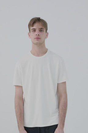 透氣抗菌和紙T  Papier Tee - 經典白 White Men