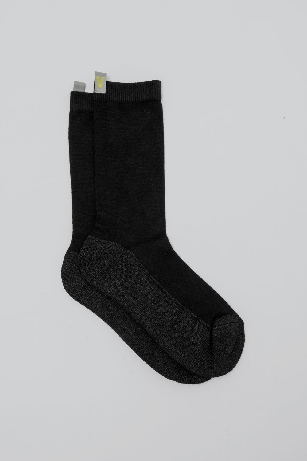 透氣抗菌和紙襪 Papier Crew Socks - 經典黑 Black