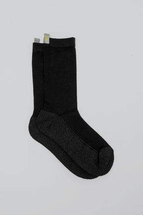 透氣抗菌和紙襪 Papier Crew Socks - 經典黑 Black