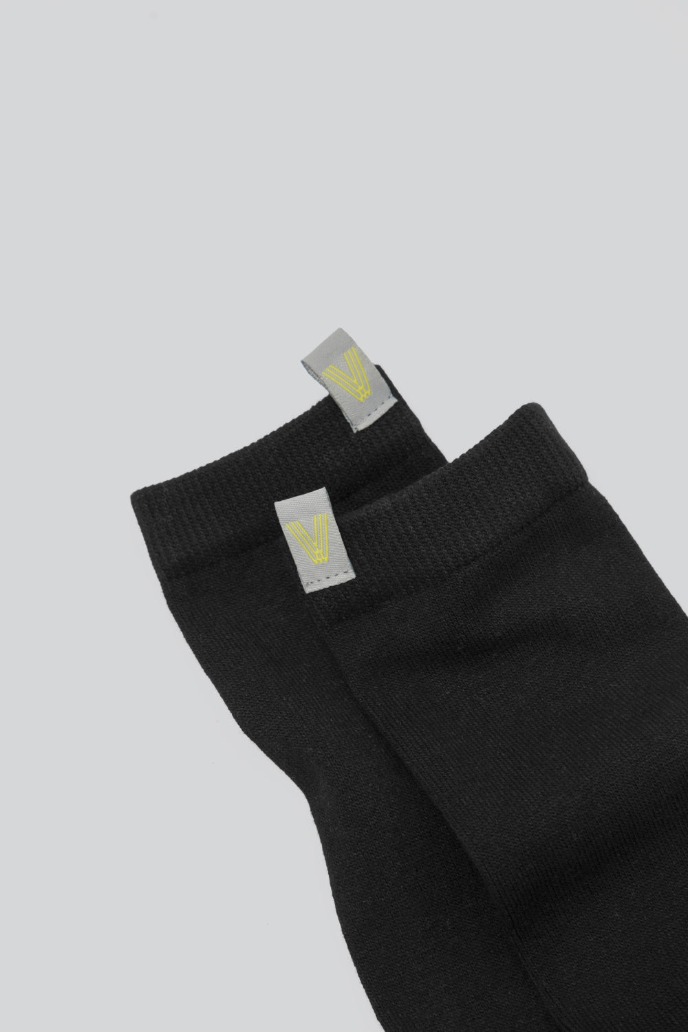 透氣抗菌和紙襪 Papier Crew Socks - 經典黑 Black
