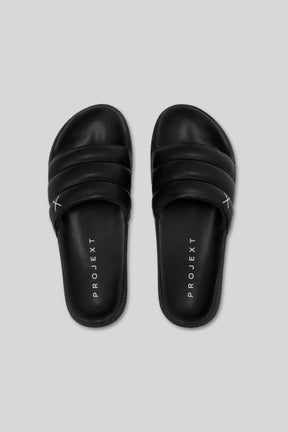 彈性厚片拖鞋 Scooter Slides - 經典黑 Black
