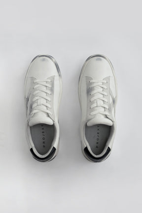 防潑水小髒鞋 Scooter Two - 油漬白 White