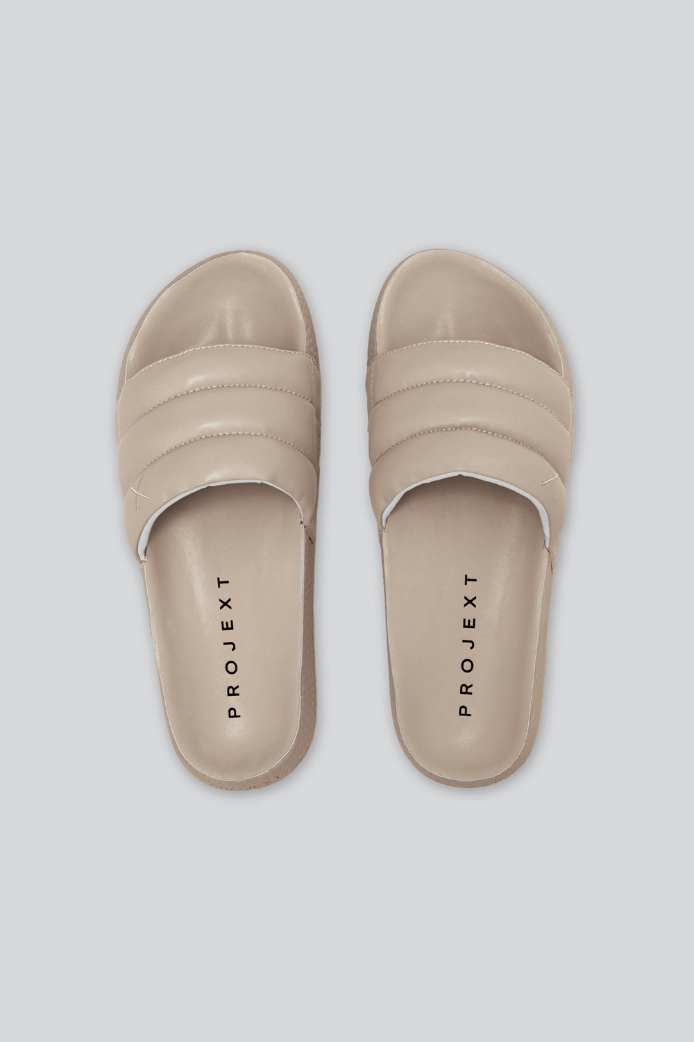 彈性厚片拖鞋 Scooter Slides - 奶茶色 Milktea