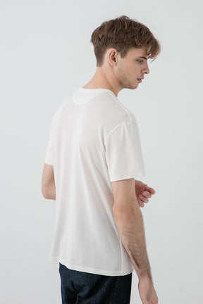 透氣抗菌和紙T  Papier Tee - 經典白 White Men