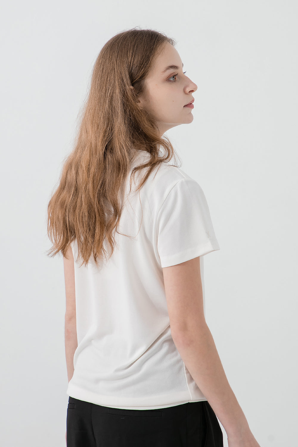 透氣抗菌和紙T Papier Tee - 經典白 White Women