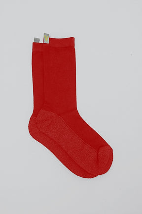 透氣抗菌和紙襪 Papier Crew Socks - 經典紅 Red