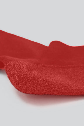 透氣抗菌和紙襪 Papier Crew Socks - 經典紅 Red