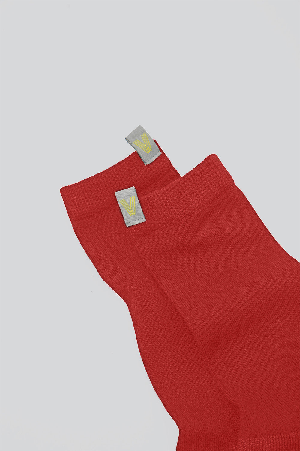 透氣抗菌和紙襪 Papier Crew Socks - 經典紅 Red