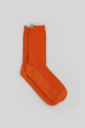 透氣抗菌和紙襪 Papier Crew Socks - 柑橘橙 Orange